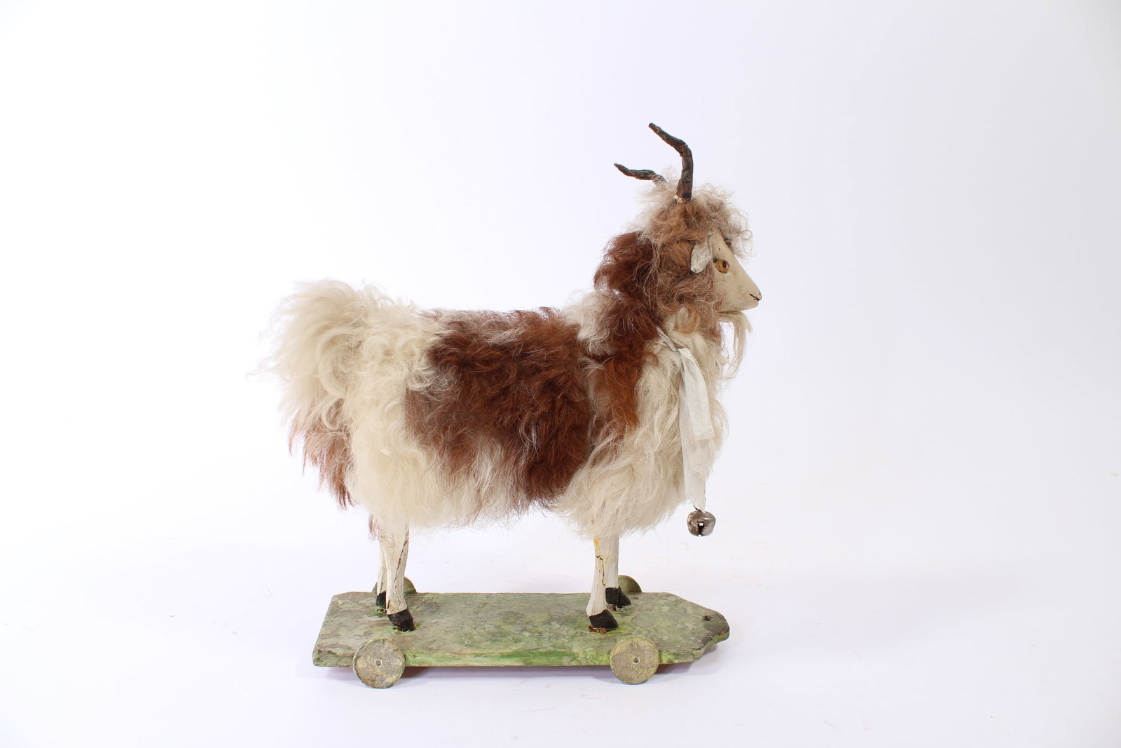 GERMAN GOAT PULL TOY. - 6