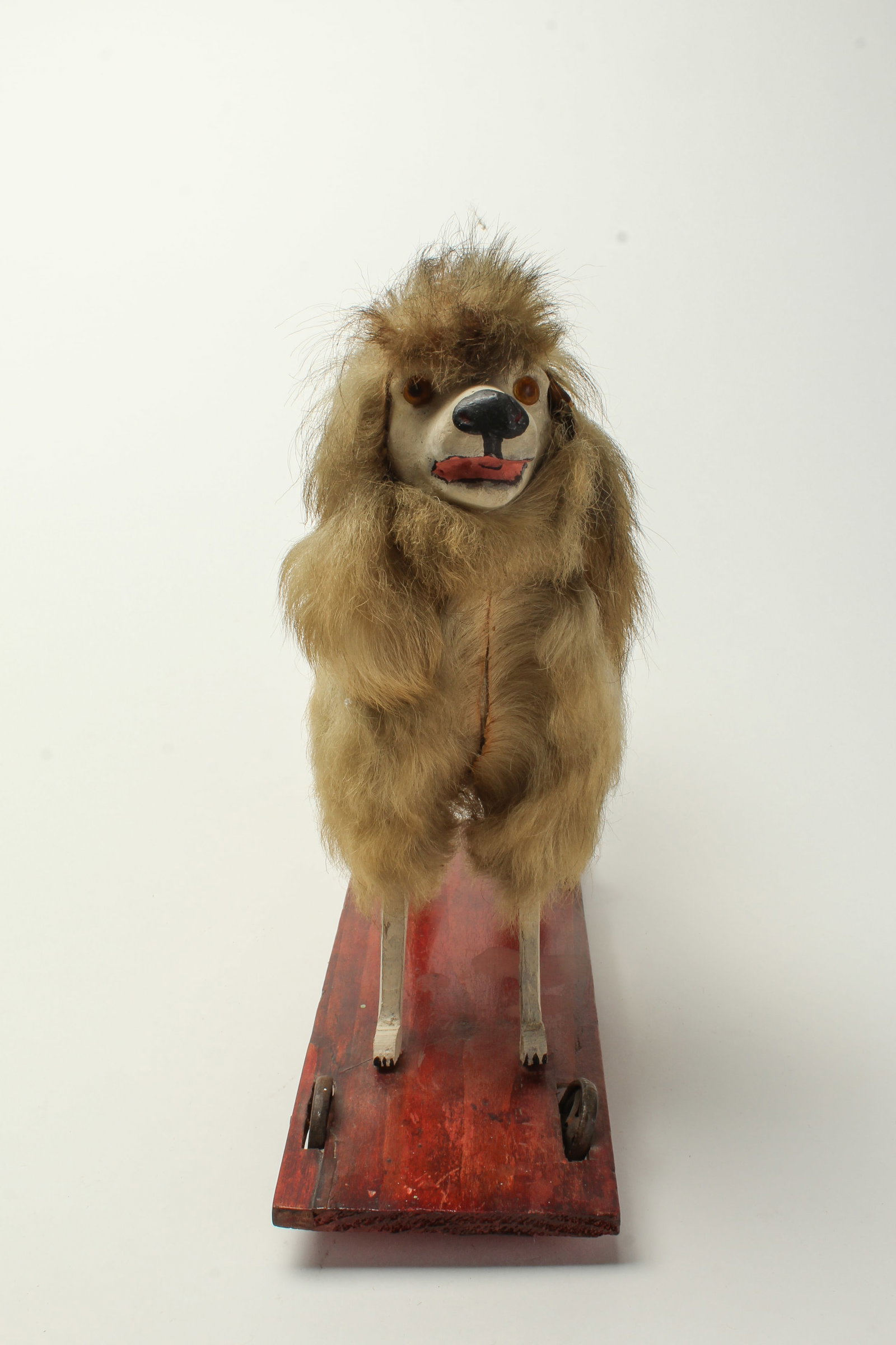 LONG-HAIRED DOG SQUEAKING PULL TOY. - 2