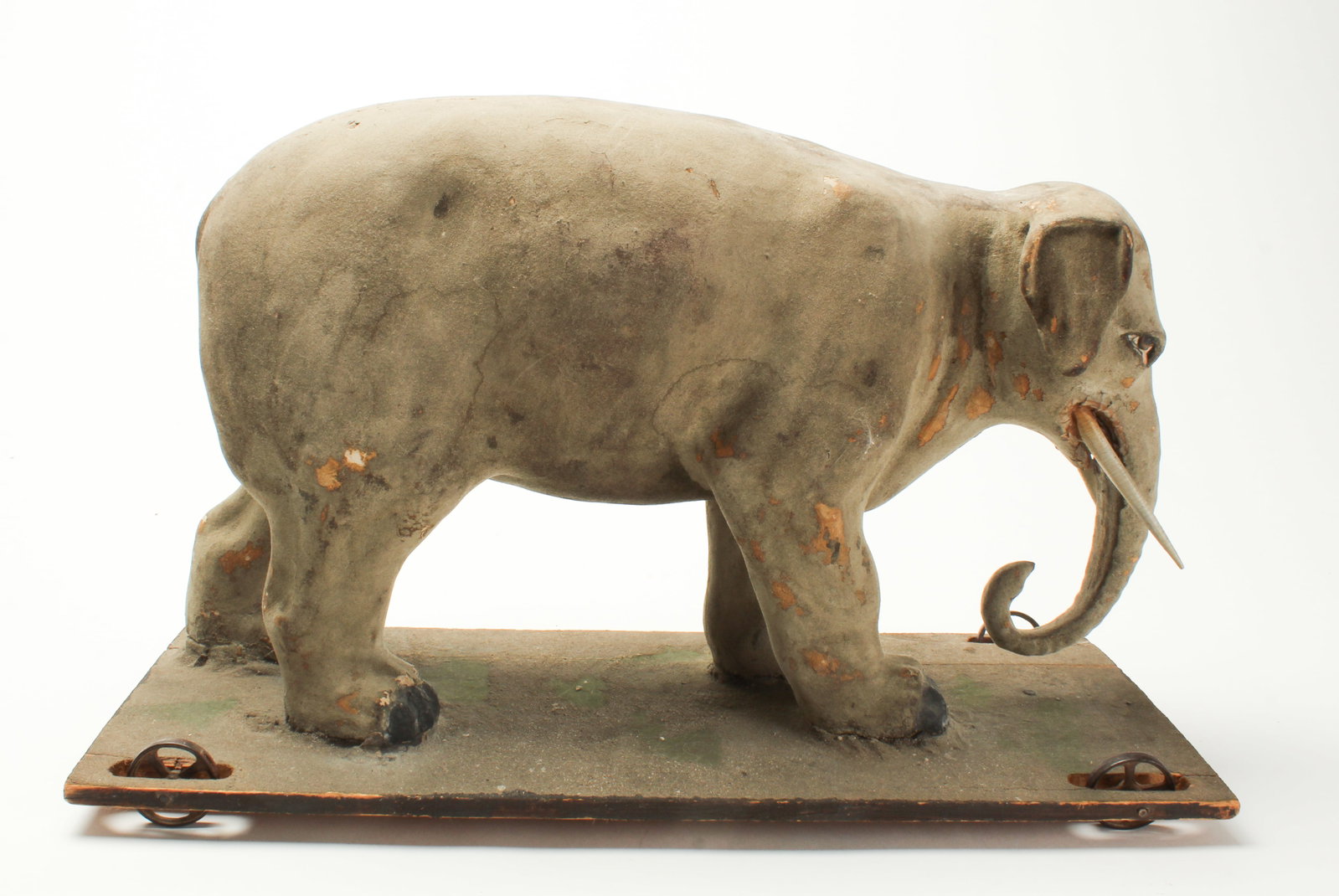 LARGE ELEPHANT CANDY CONTAINER PULL TOY. - 3
