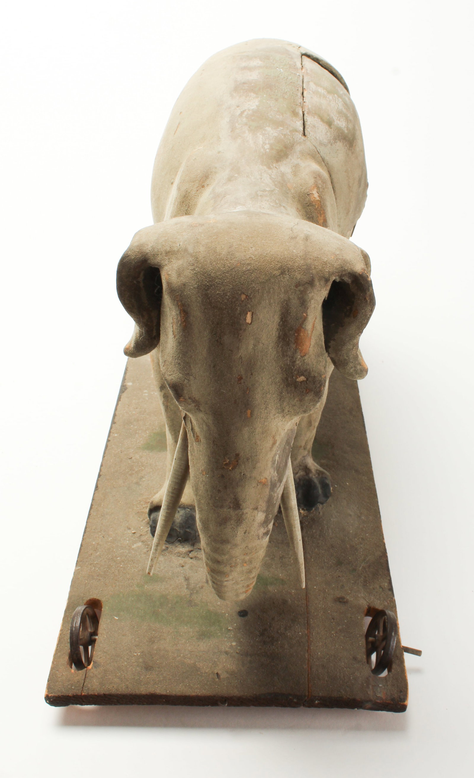 LARGE ELEPHANT CANDY CONTAINER PULL TOY. - 4