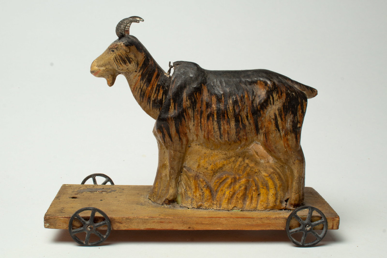 GOAT NODDER PULL TOY. - 3