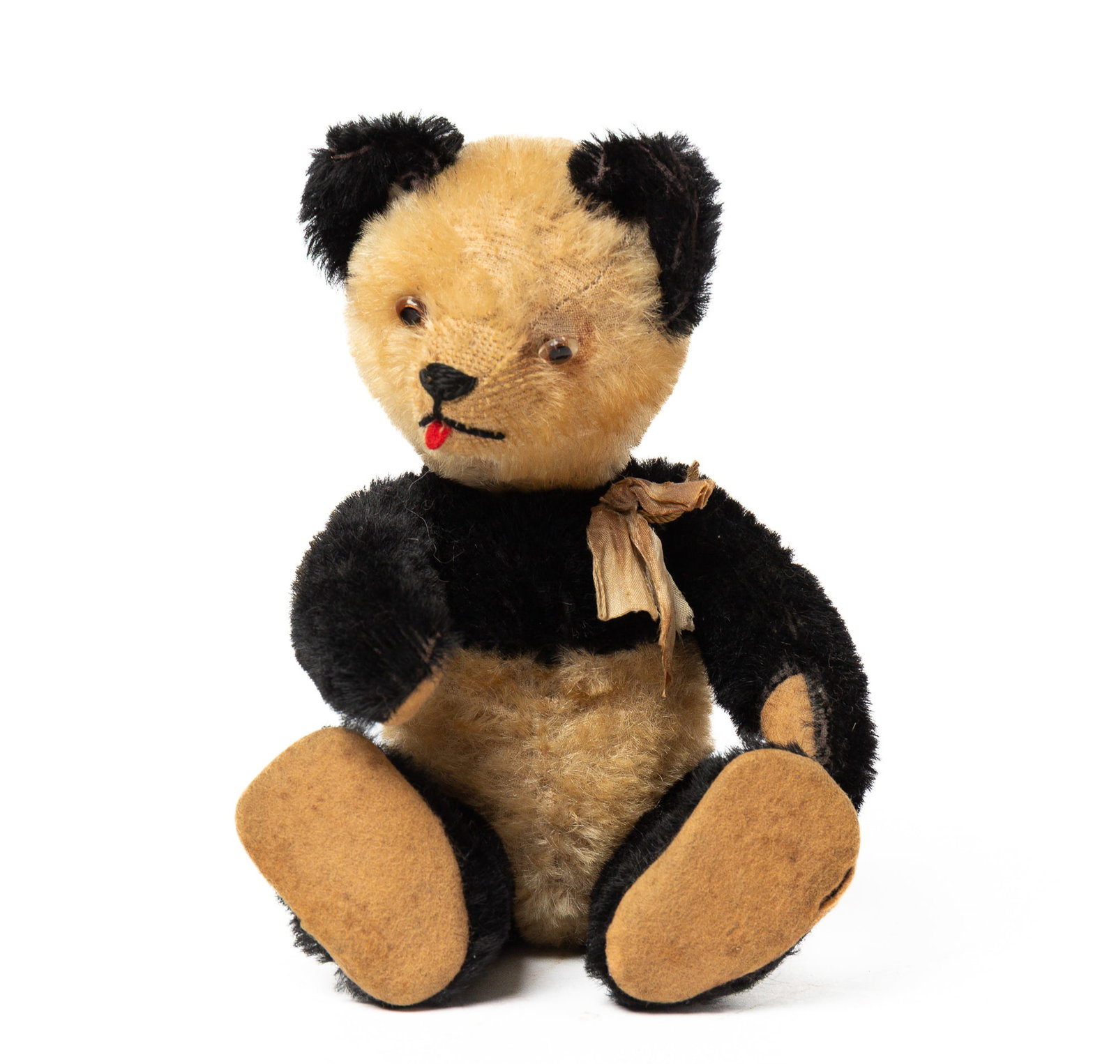 YES/NO MOHAIR PANDA BEAR, LIKELY SCHUCO. (1 of 7)