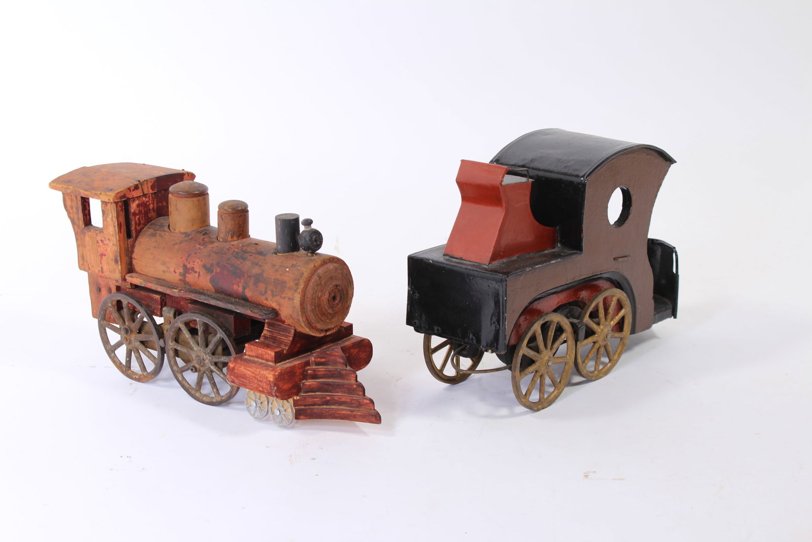 D.P. CLARK (DAYTON, OHIO) FRICTION HILL CLIMBER HANSOM CAB (OR HORSELESS CARRIAGE) AND LOCOMOTIVE. (1 of 13)