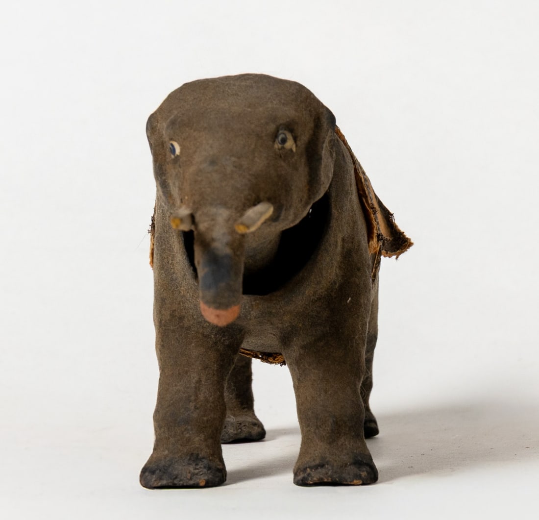 COMPOSITION ELEPHANT NODDER. - 5