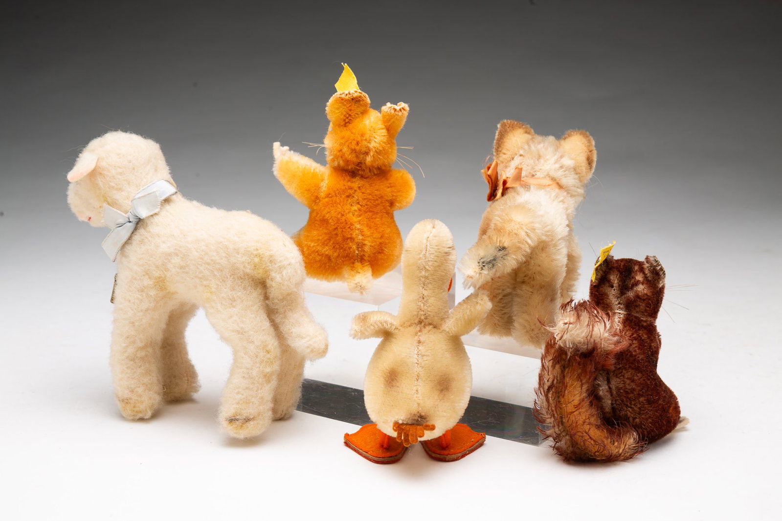 FIVE MINIATURE STEIFF ANIMALS. - 2