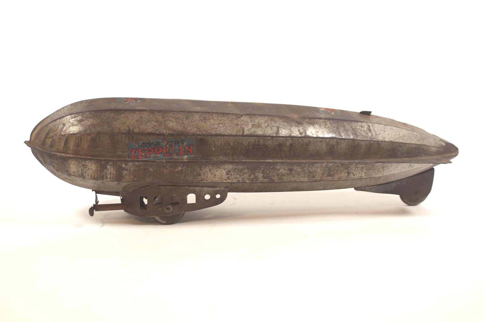BAER & STRASBURGER (NEW YORK, NEW YORK) PRESSED STEEL LITTLE GIANT ZEPPELIN. (1 of 7)