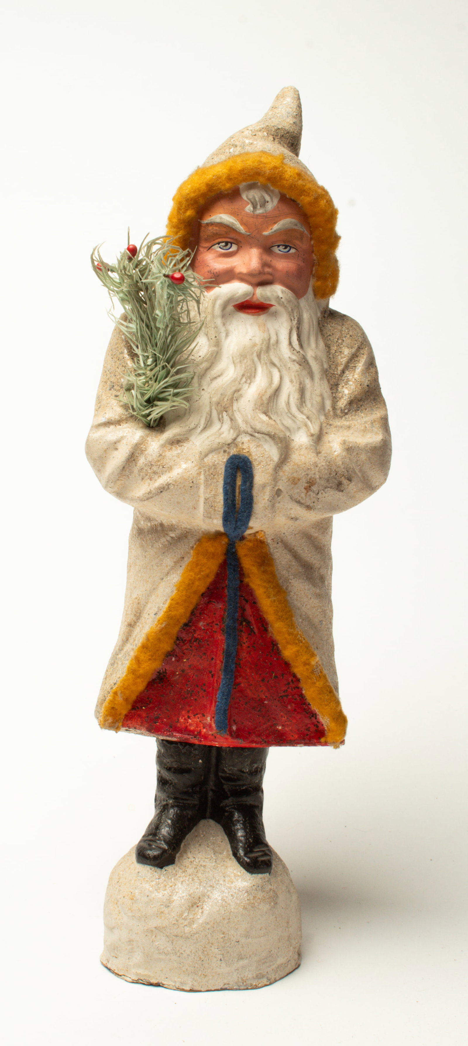 WHITE AND GOLD COAT BELSNICKEL. (1 of 2)