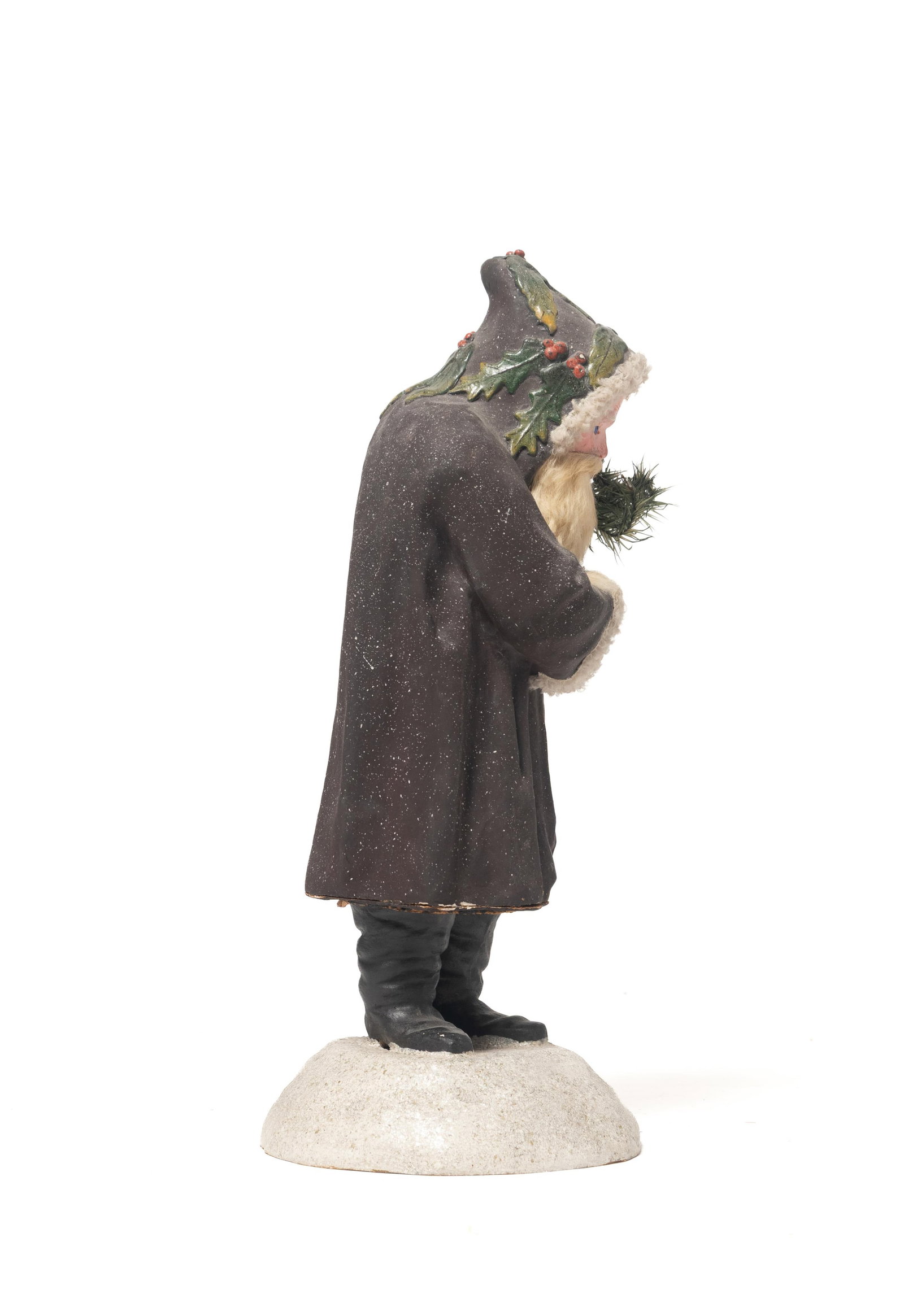 UNUSUAL LARGE STANDING SANTA CANDY CONTAINER. - 4