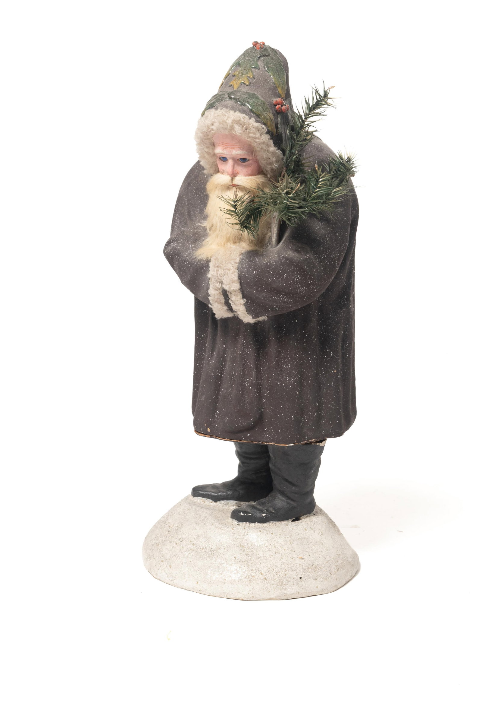UNUSUAL LARGE STANDING SANTA CANDY CONTAINER. - 5