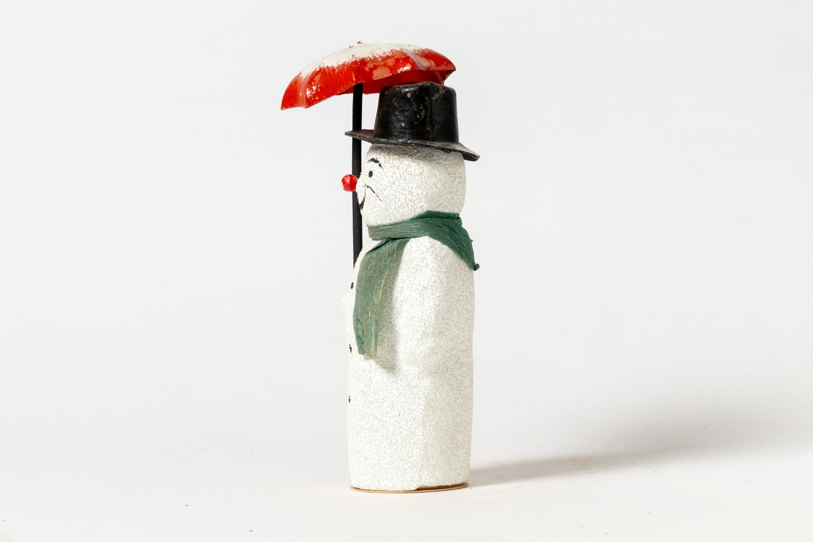 SNOWMAN WITH UMBRELLA CANDY CONTAINER. - 3