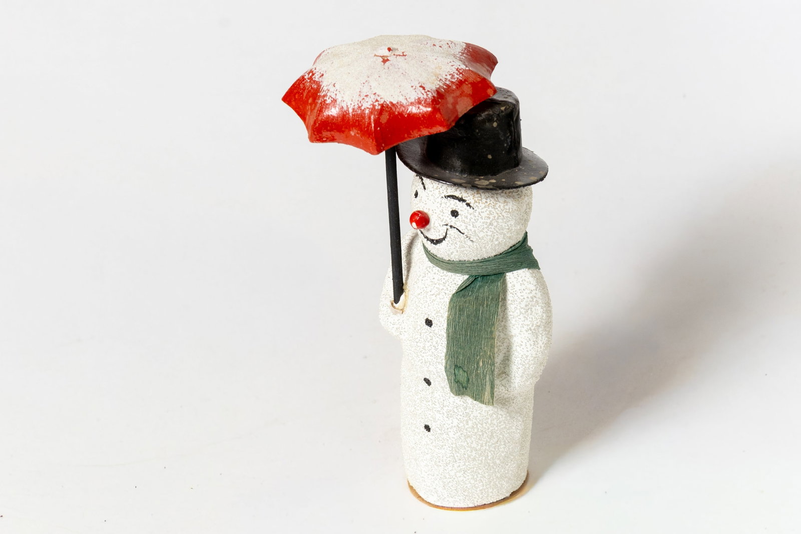 SNOWMAN WITH UMBRELLA CANDY CONTAINER. - 5