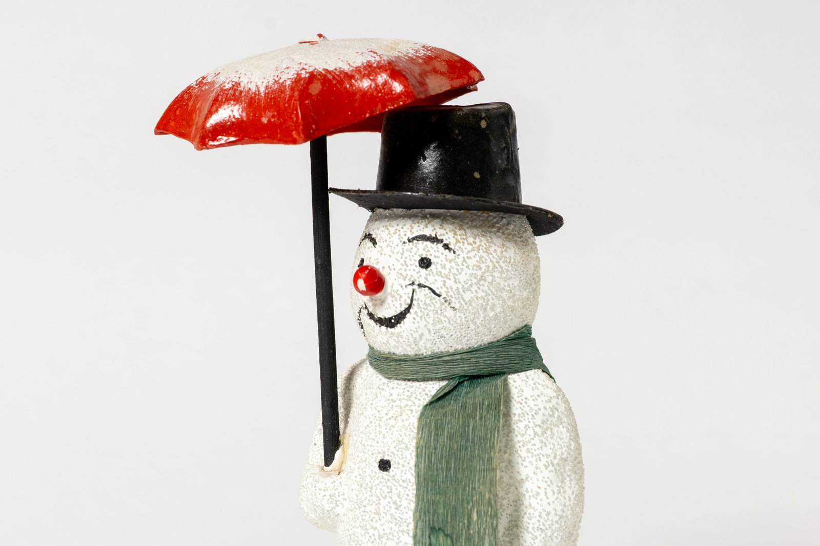SNOWMAN WITH UMBRELLA CANDY CONTAINER. - 6