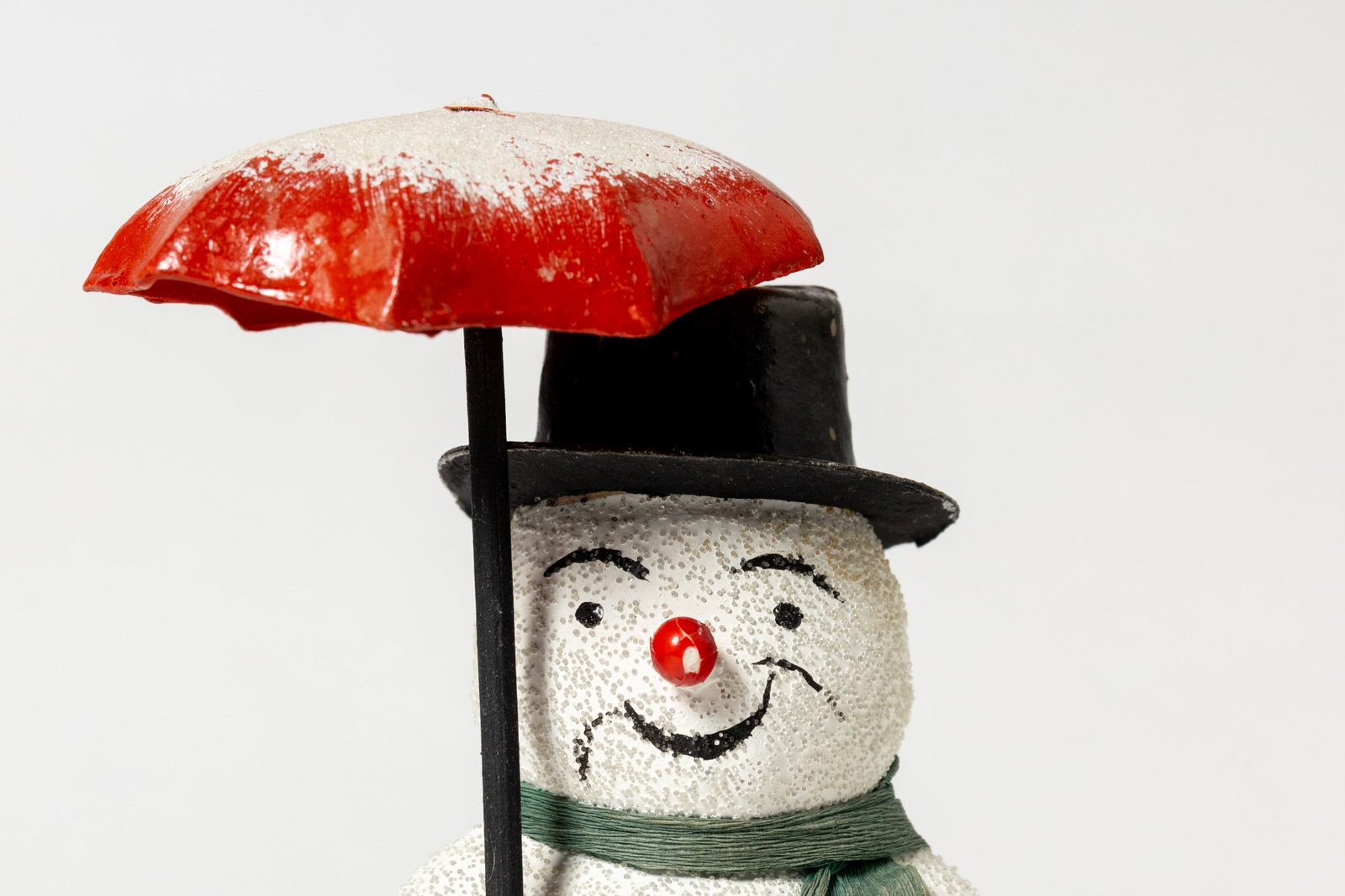 SNOWMAN WITH UMBRELLA CANDY CONTAINER. - 8