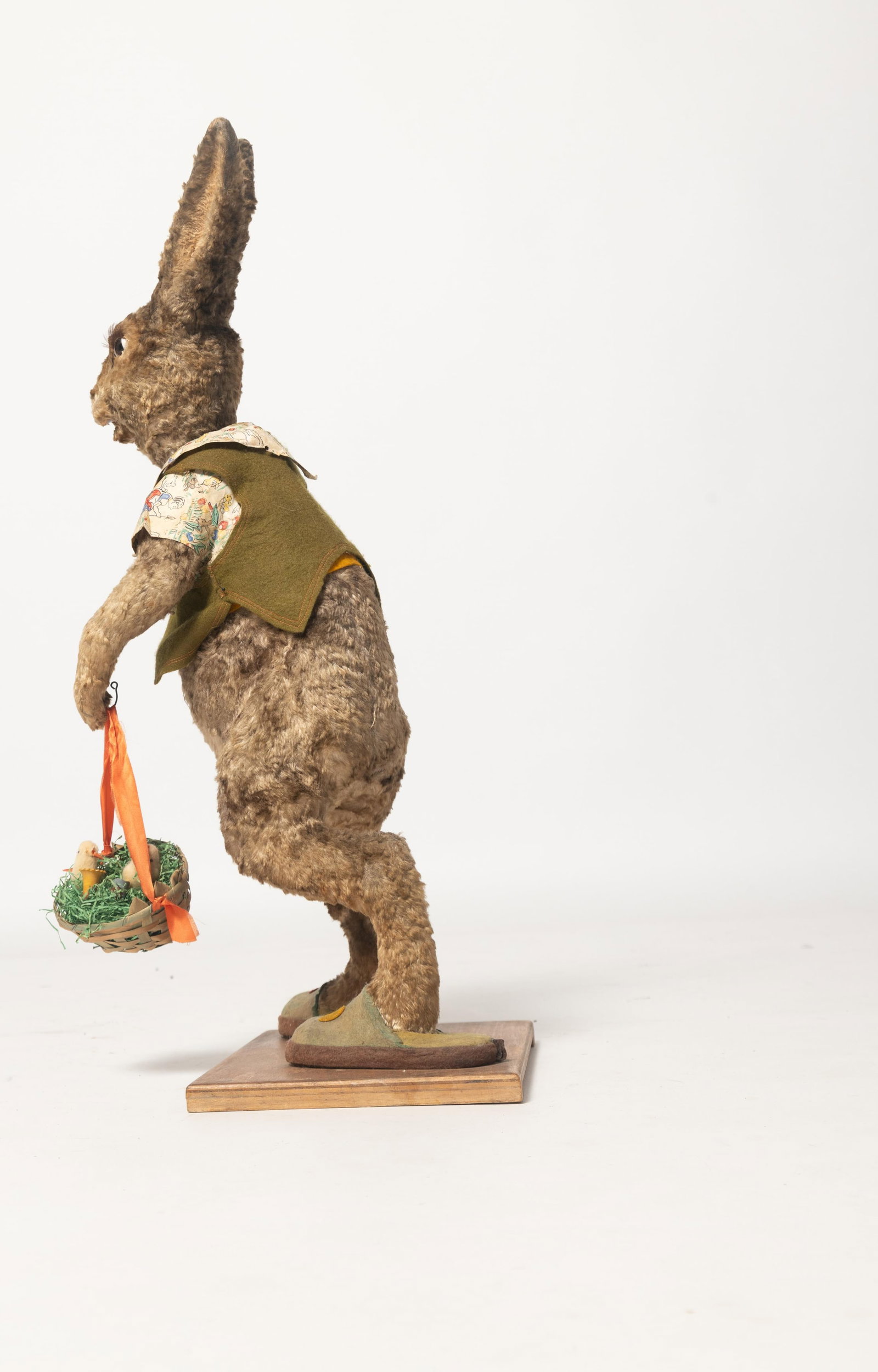 LARGE CLOCKWORK RABBIT MAN ON BASE. - 2