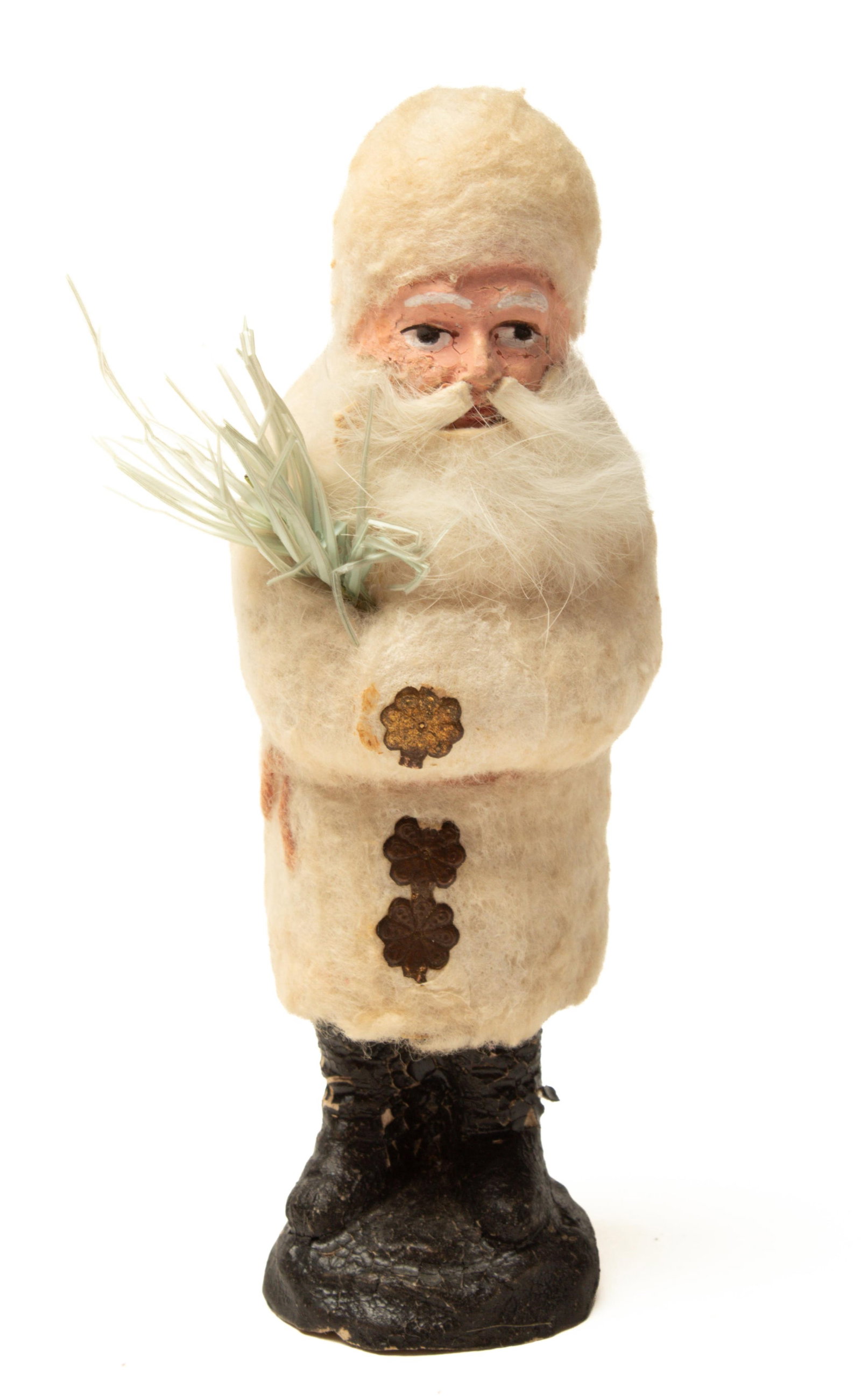 STANDING SANTA CANDY CONTAINER. (1 of 3)
