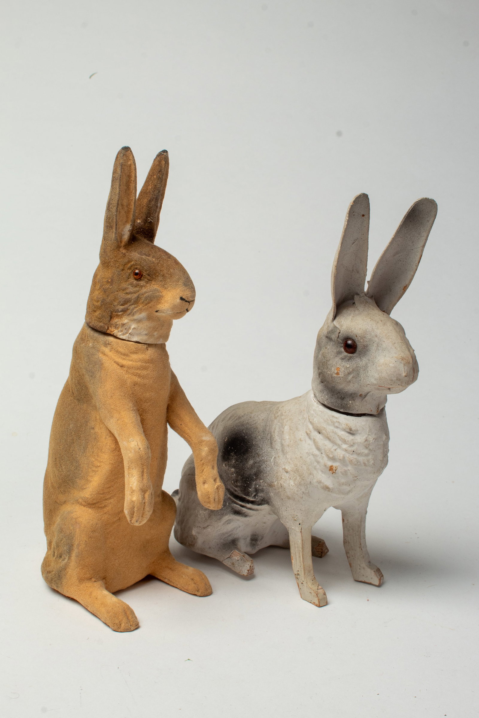 TWO RABBIT CANDY CONTAINERS. (1 of 3)