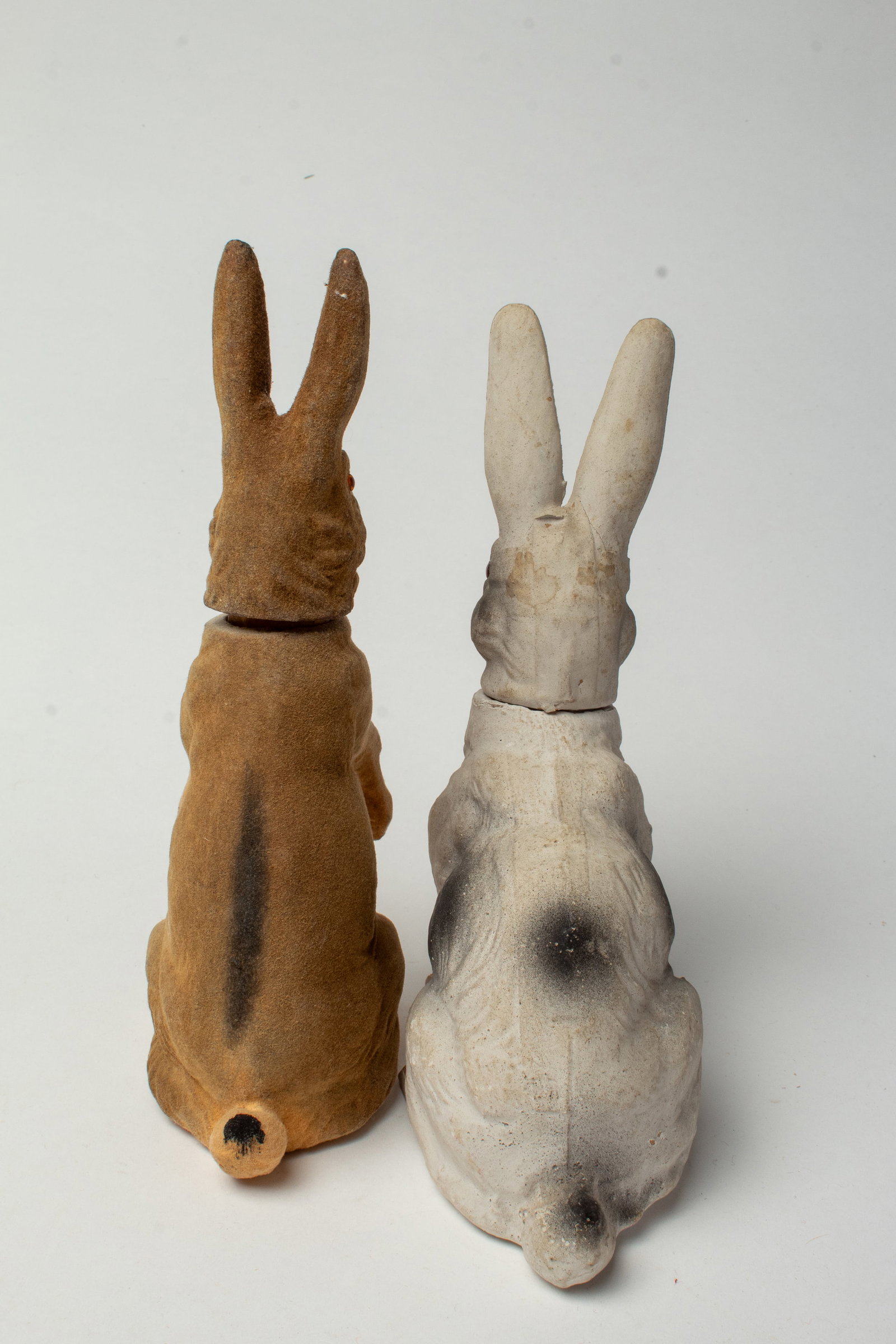 TWO RABBIT CANDY CONTAINERS. - 3