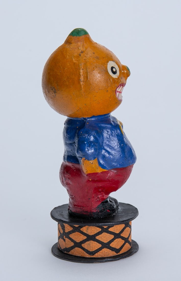 PUMPKIN MAN HALLOWEEN CANDY CONTAINER. - 3