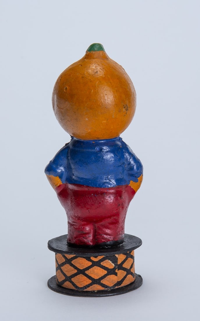 PUMPKIN MAN HALLOWEEN CANDY CONTAINER. - 4