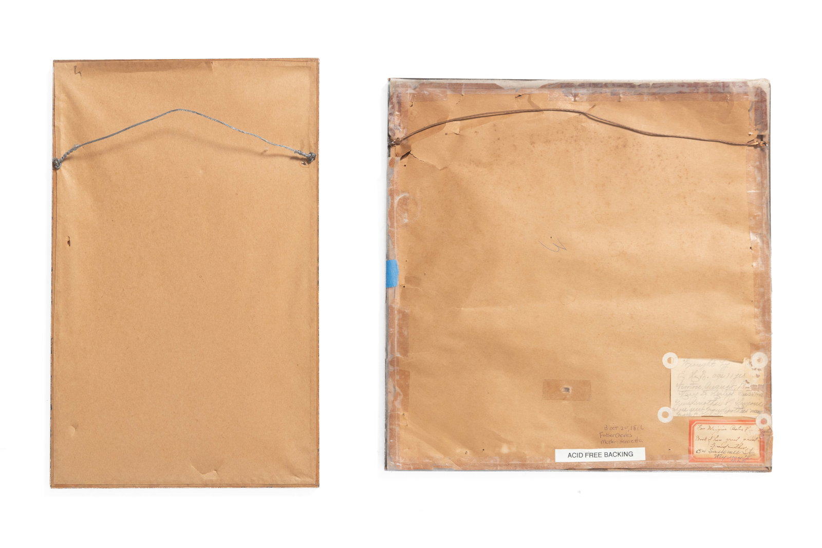 TWO NEEDLEWORK SAMPLERS. - 2