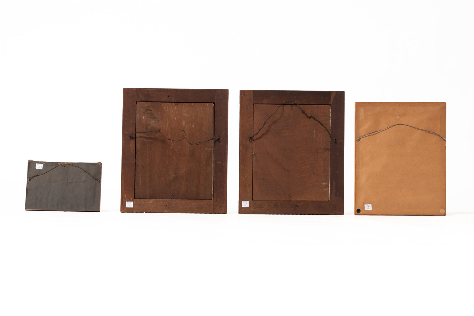 FOUR FRAMED ITEMS, INCL. NEEDLEWORK SAMPLER. - 7