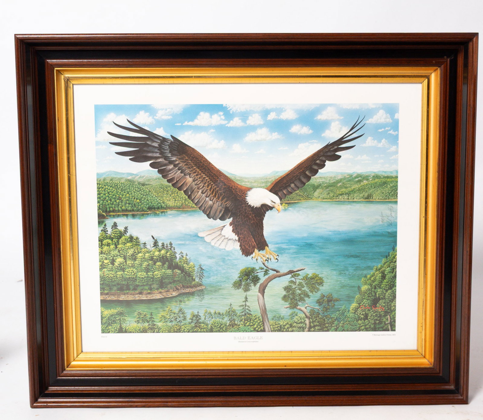 FOUR FRAMED ITEMS, INCL. NEEDLEWORK SAMPLER. - 6