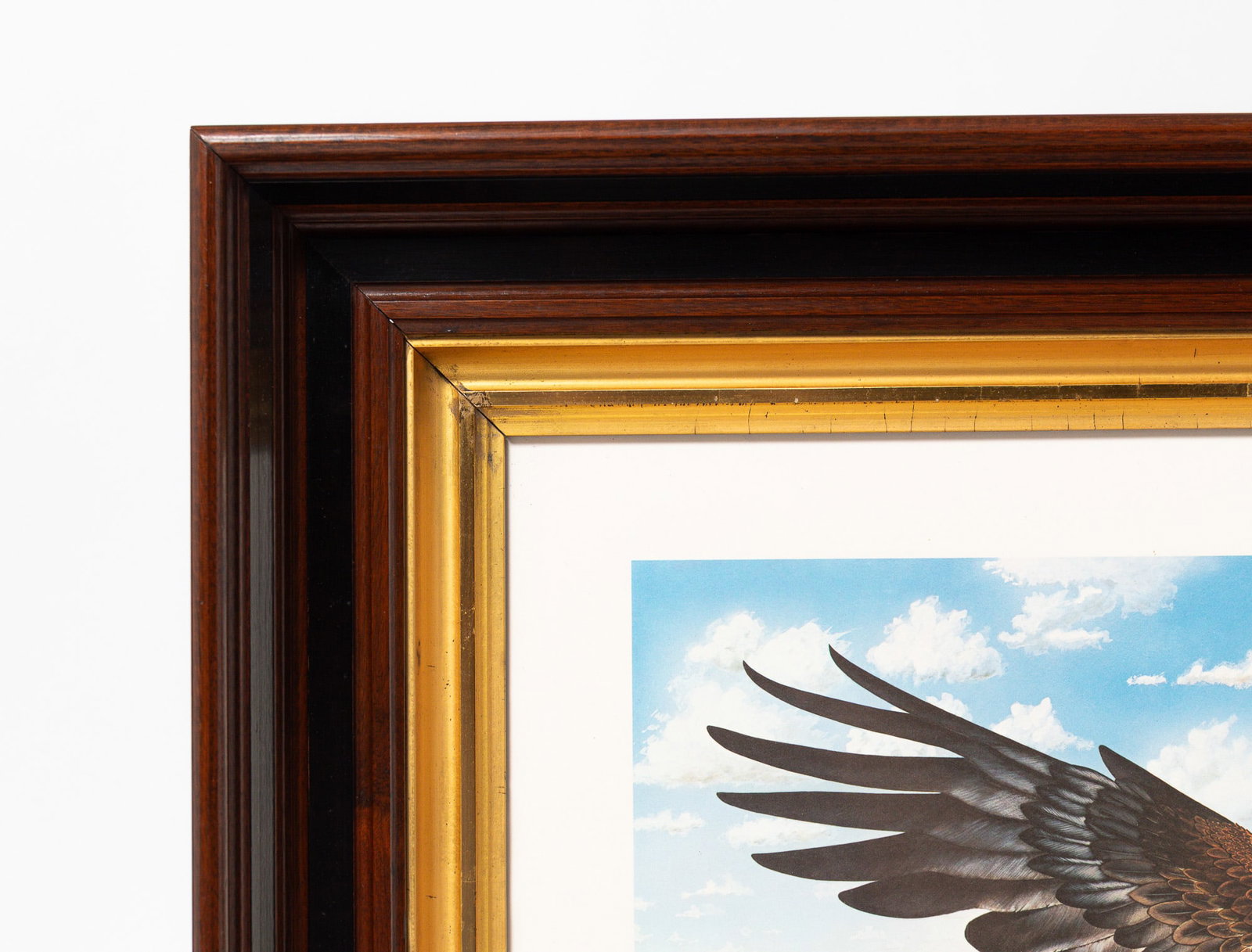 FOUR FRAMED ITEMS, INCL. NEEDLEWORK SAMPLER. - 7