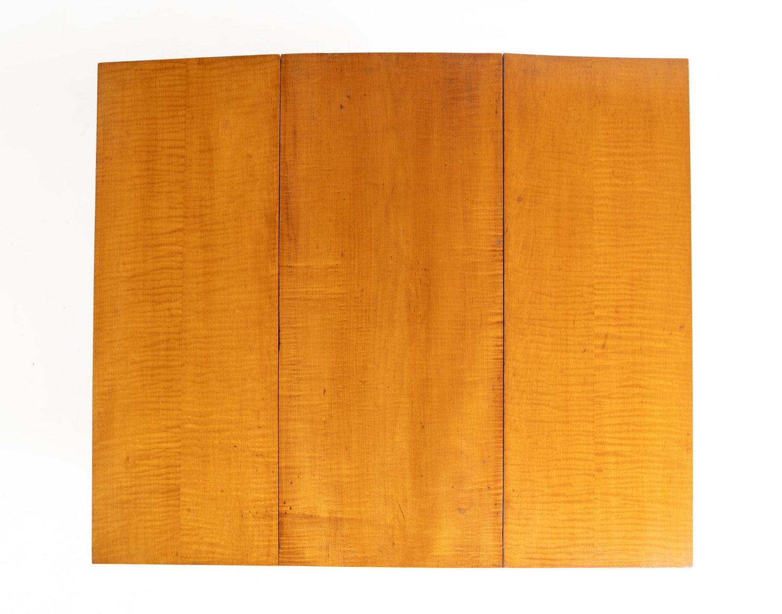 SHERATON TIGER MAPLE AND CHERRY DROP-LEAF TABLE. - 6