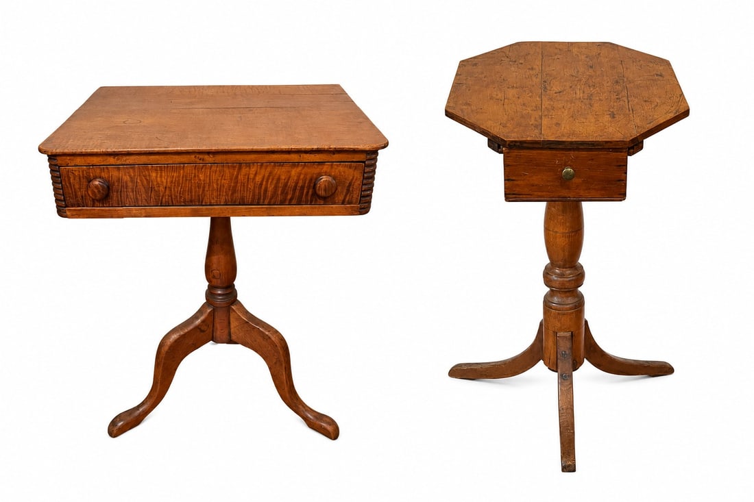 TWO STANDS WITH DRAWERS. (1 of 11)