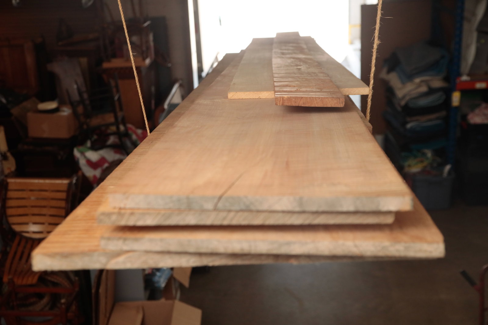 SEVEN TIGER MAPLE PLANKS. - 2