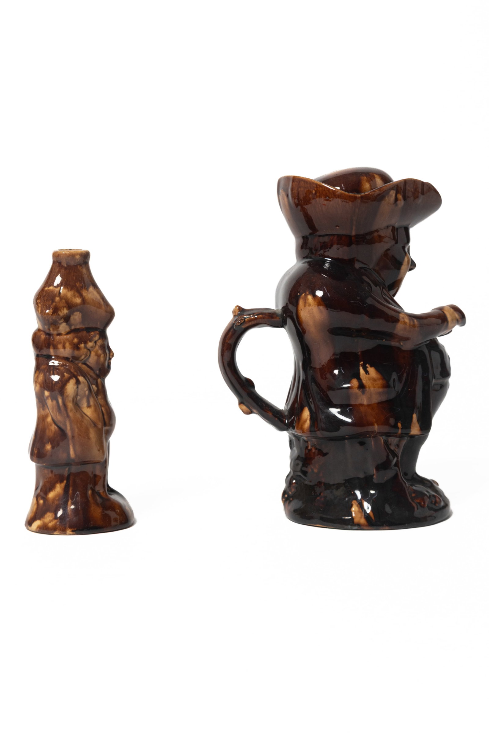 EIGHT ROCKINGHAM YELLOWWARE ITEMS. - 11