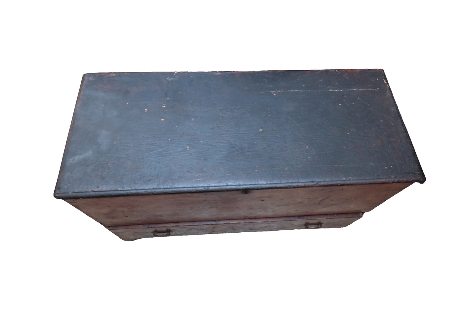 GRAIN-PAINTED MULE CHEST. - 3