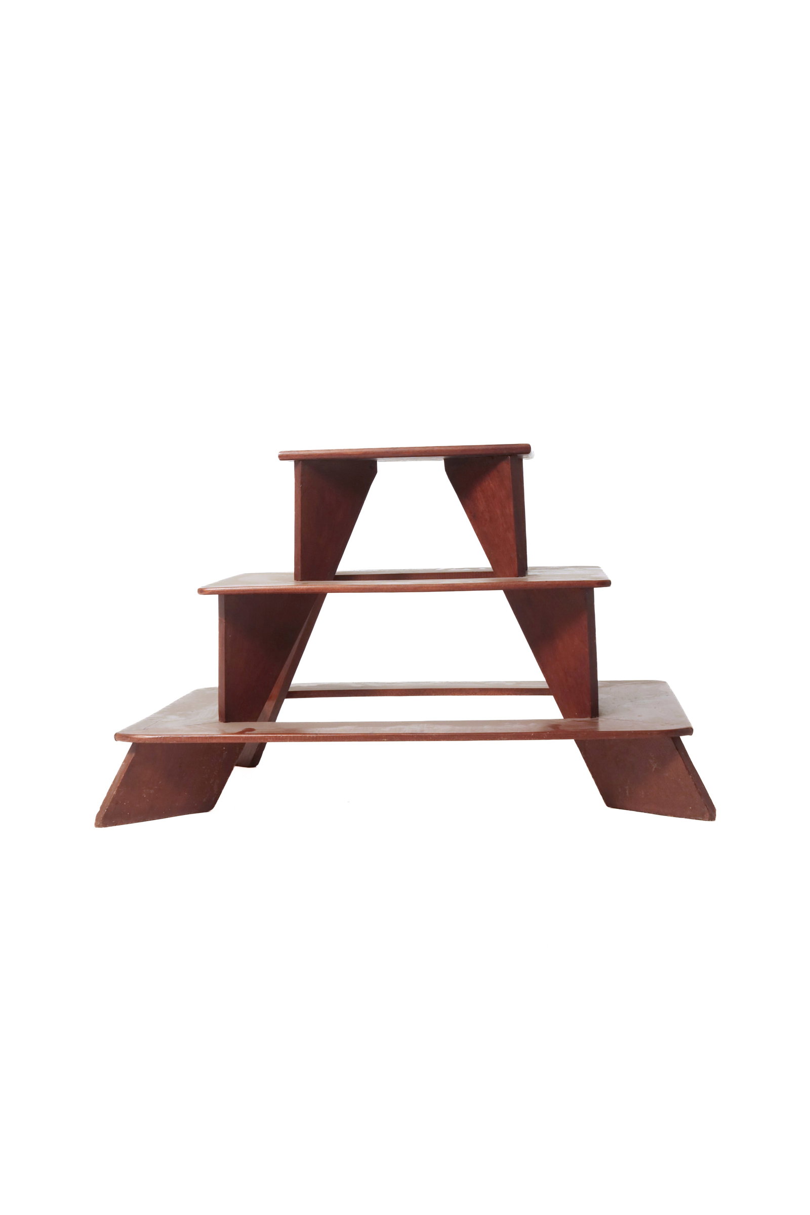 RECTANGULAR THREE-TIER PLANT STAND. - 3