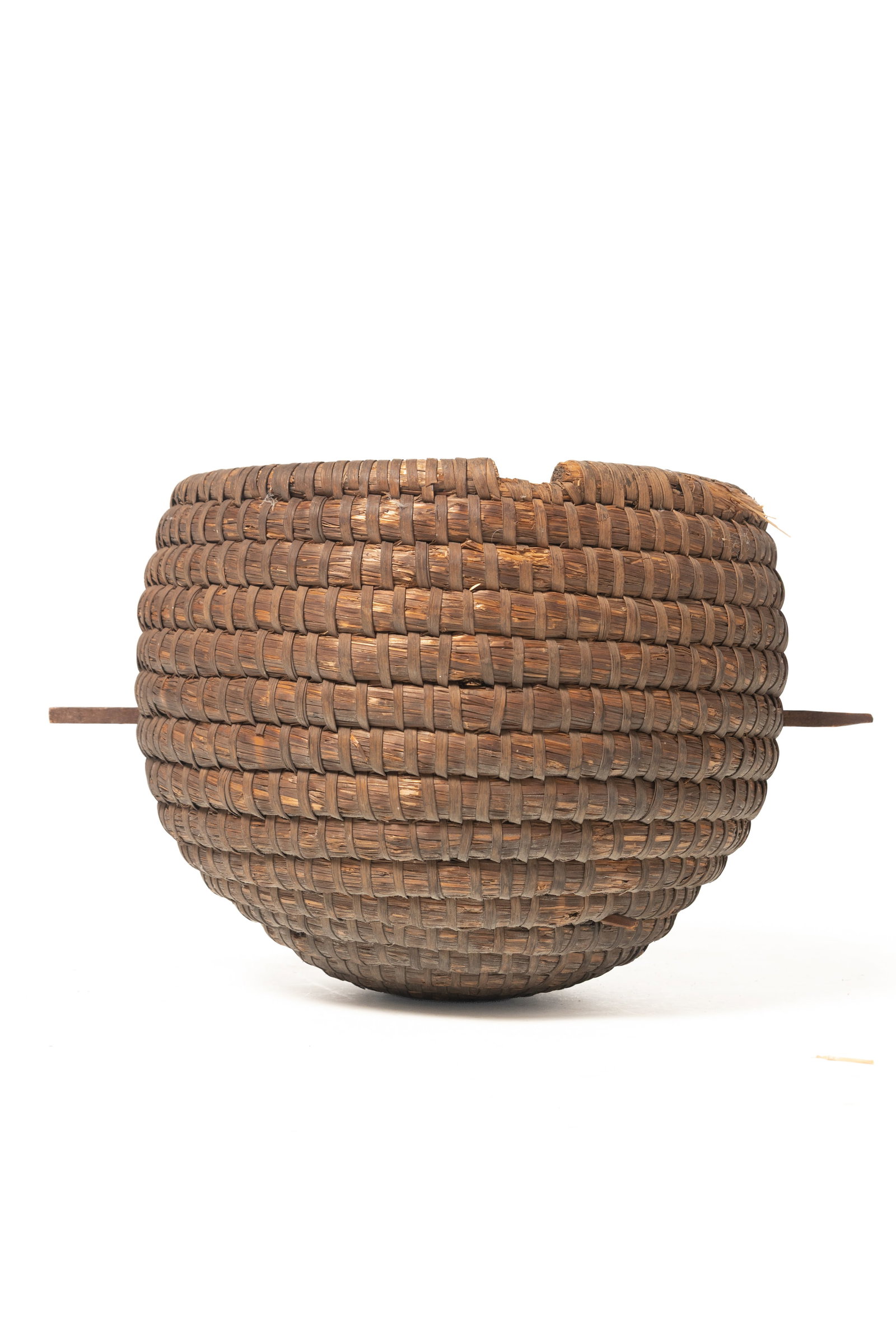 THREE RYE STRAW BEE SKEPS. - 13