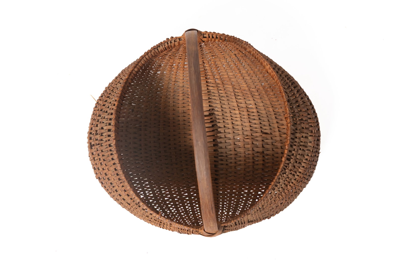 THREE SPLINT-WOVEN BUTTOCKS BASKETS. - 6