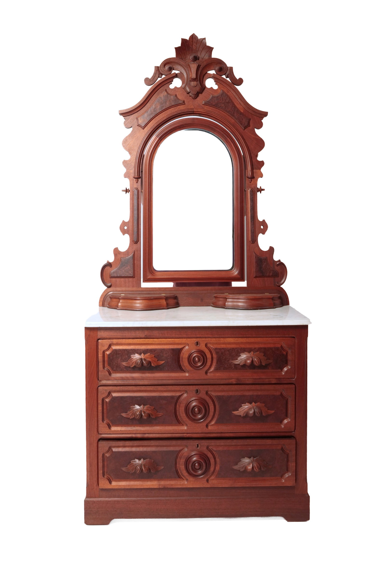 VICTORIAN MARBLE TOP DRESSER. (1 of 12)