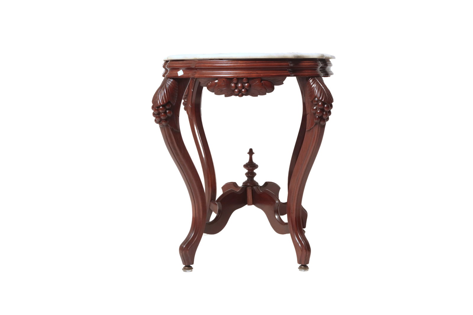VICTORIAN MARBLE TOP PARLOR TABLE - 3
