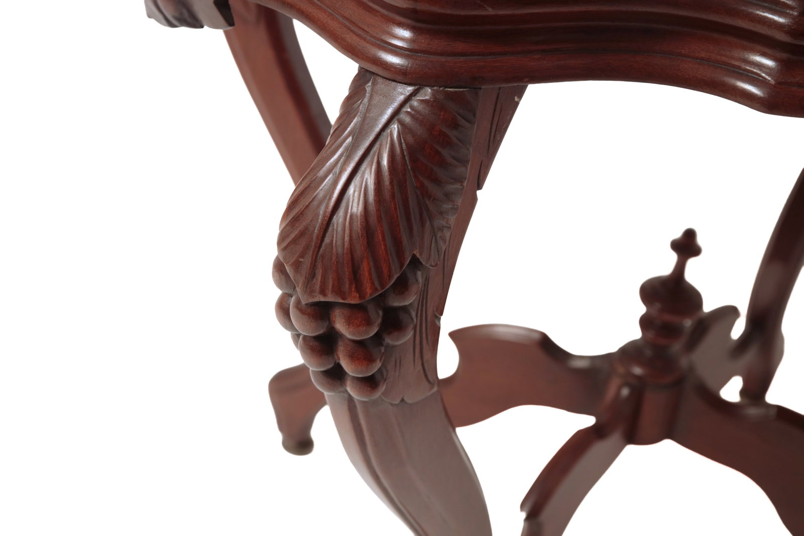 VICTORIAN MARBLE TOP PARLOR TABLE - 6