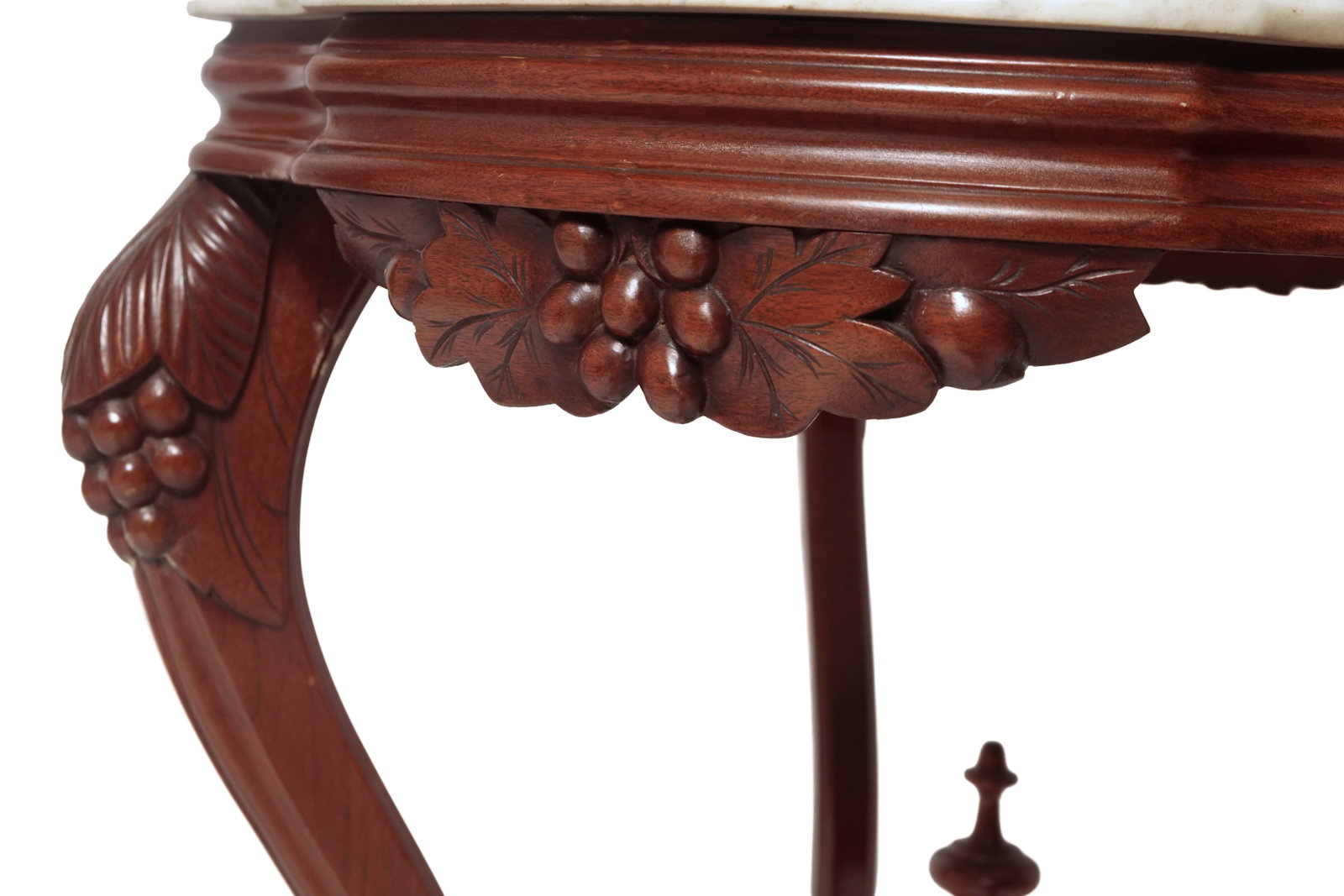 VICTORIAN MARBLE TOP PARLOR TABLE - 7