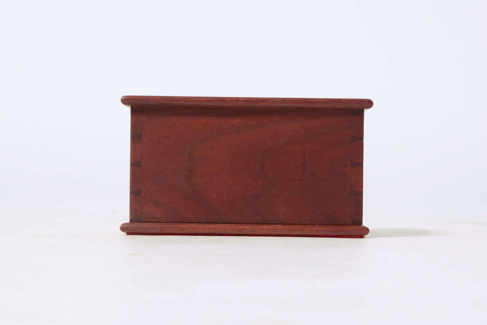 THREE WALNUT BOXES. - 10