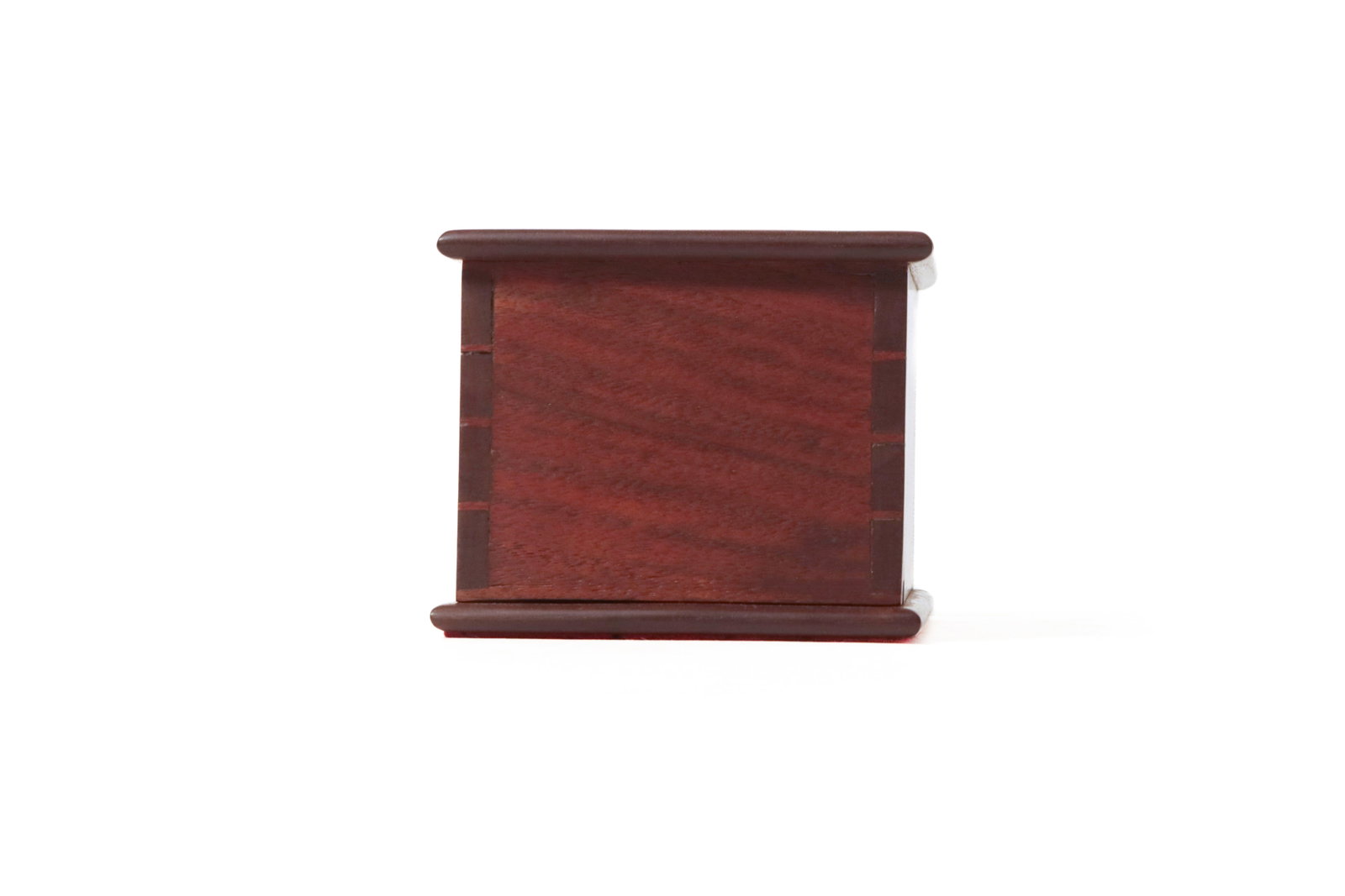 THREE WALNUT BOXES. - 11