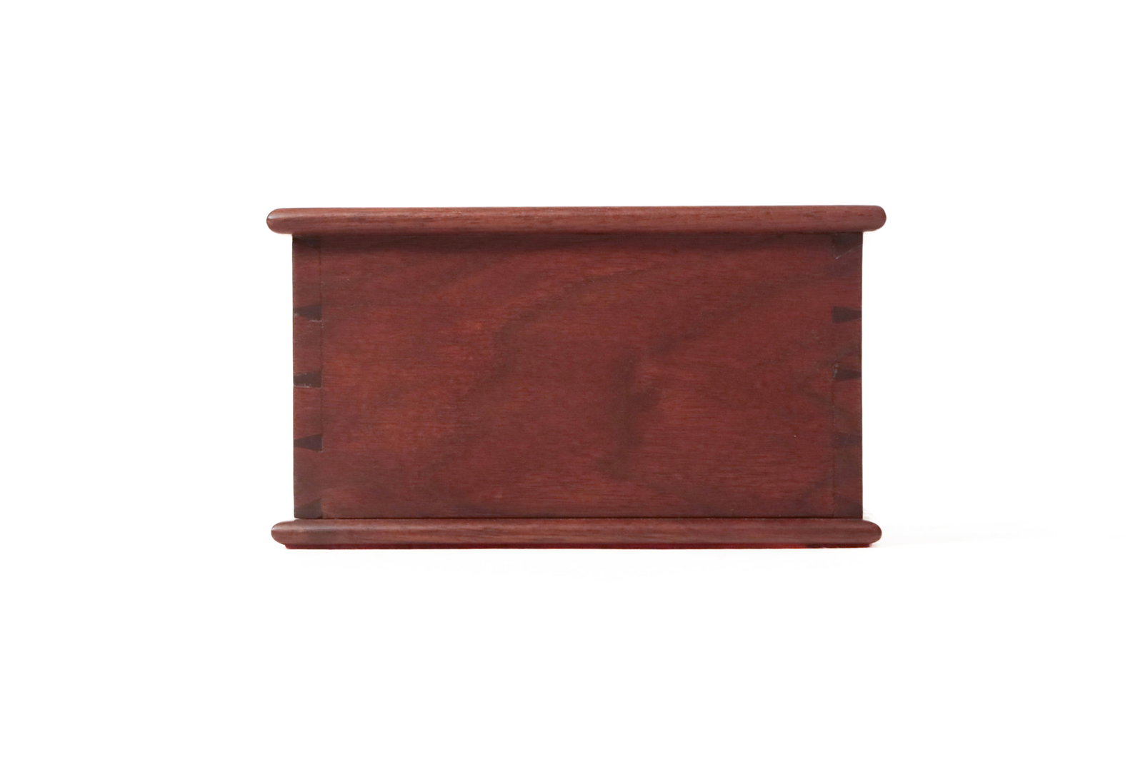 THREE WALNUT BOXES. - 12