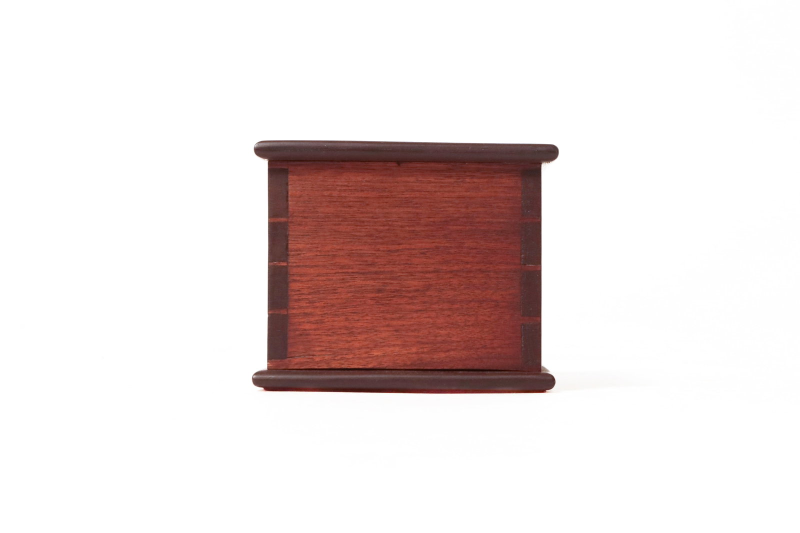THREE WALNUT BOXES. - 13