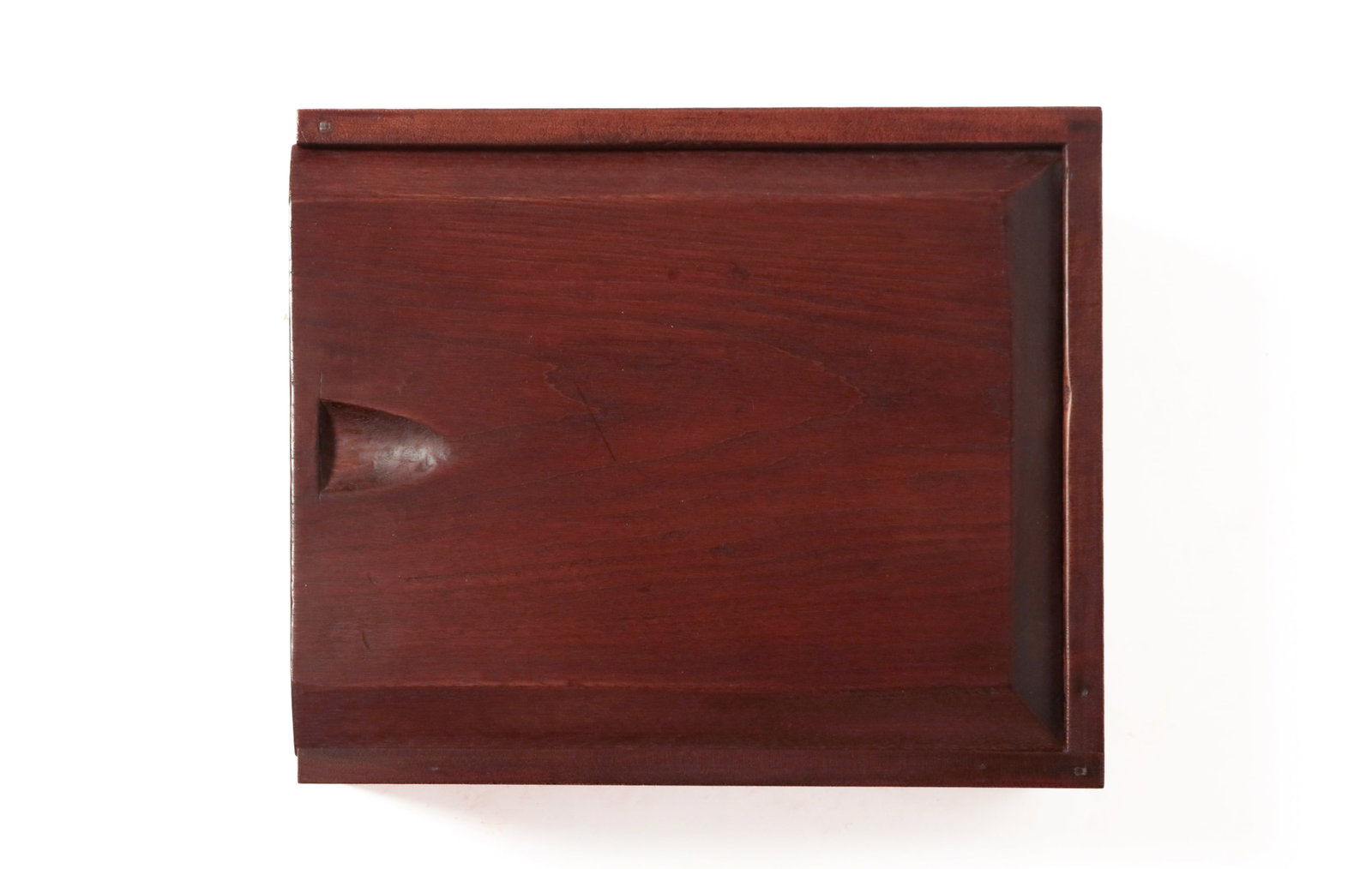 THREE WALNUT BOXES. - 18