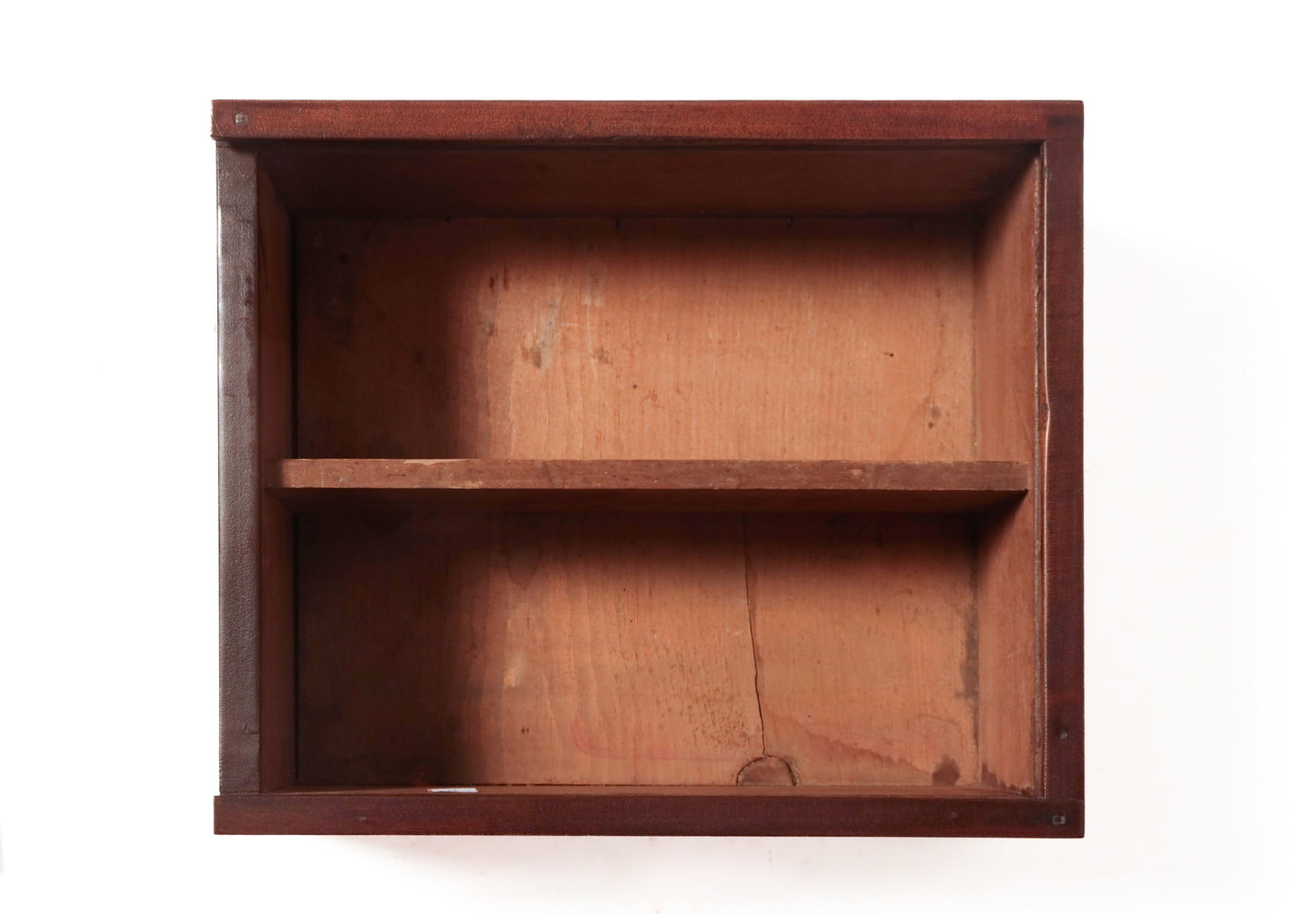 THREE WALNUT BOXES. - 20