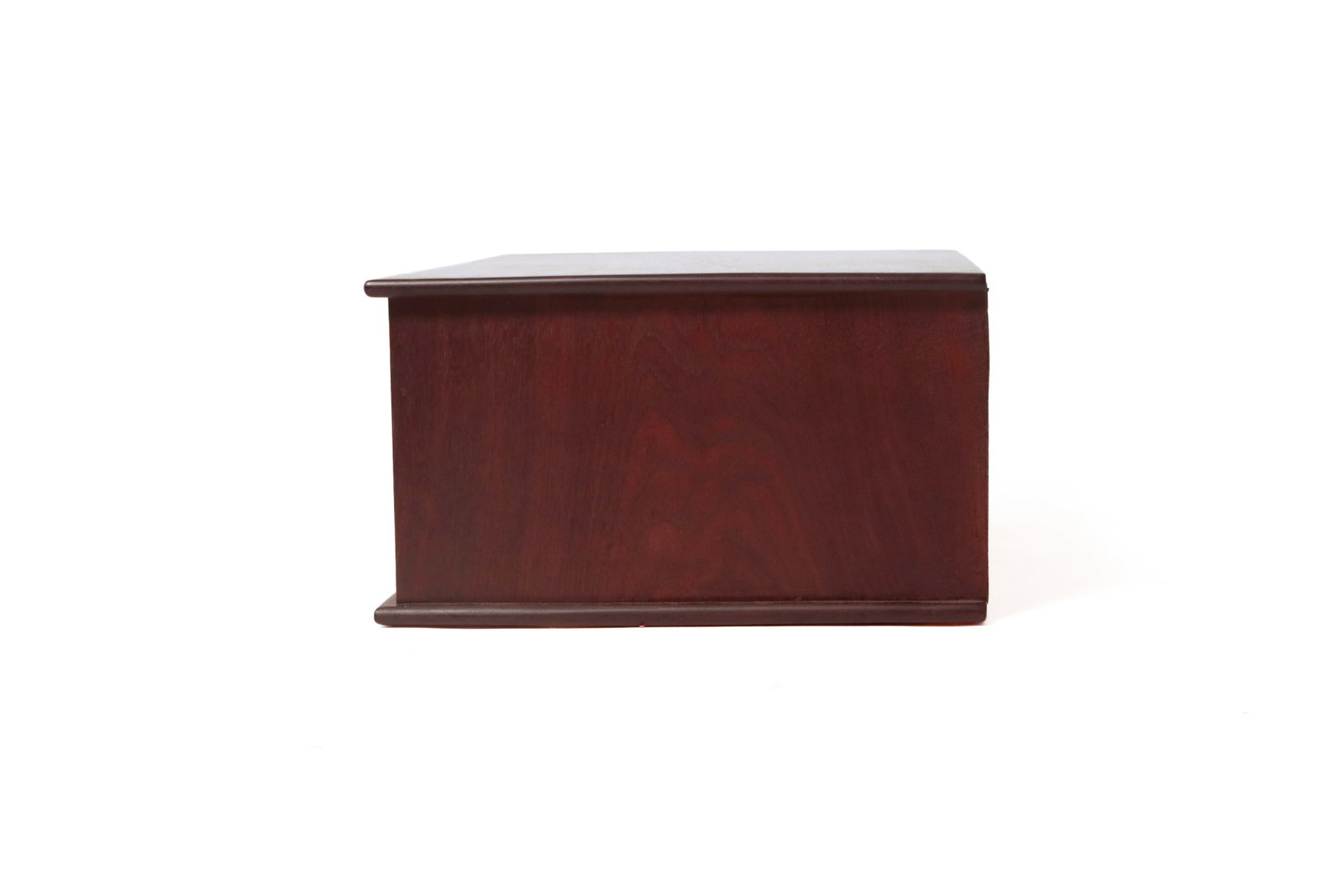 THREE WALNUT BOXES. - 3