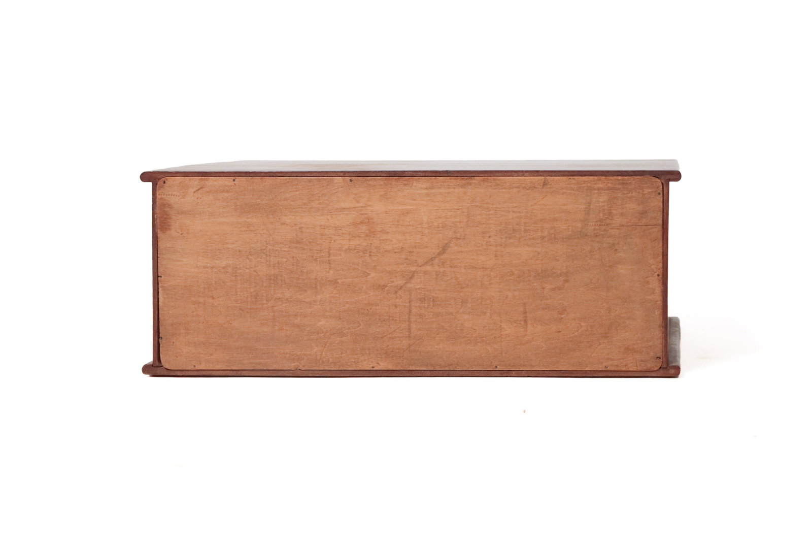 THREE WALNUT BOXES. - 4