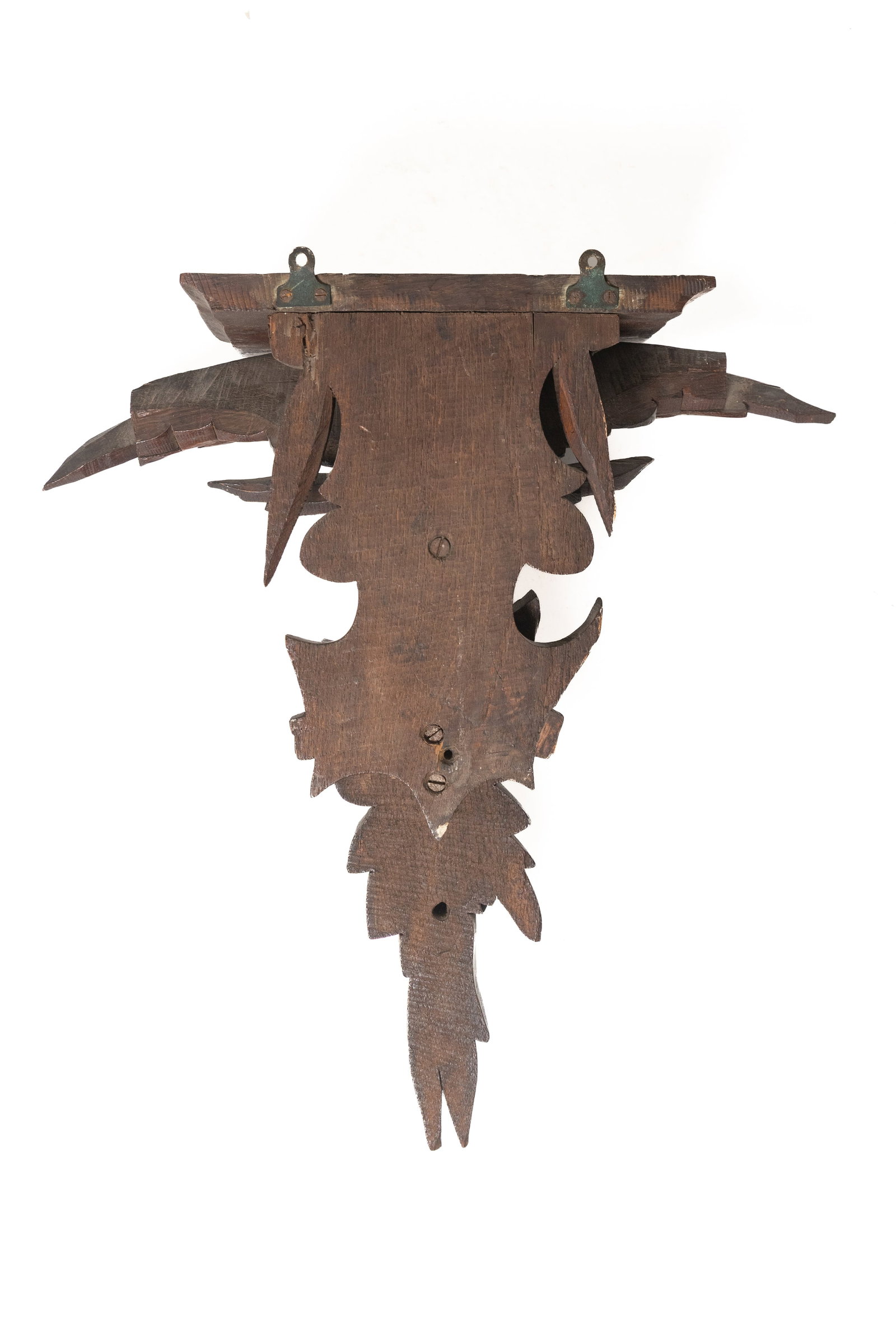 BLACK FOREST BRACKET SHELF WITH CARVED EAGLE. - 2
