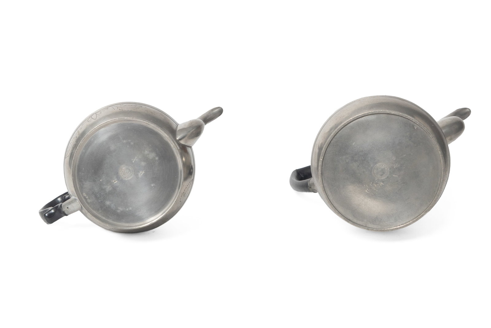 SIX PEWTER ITEMS. - 20