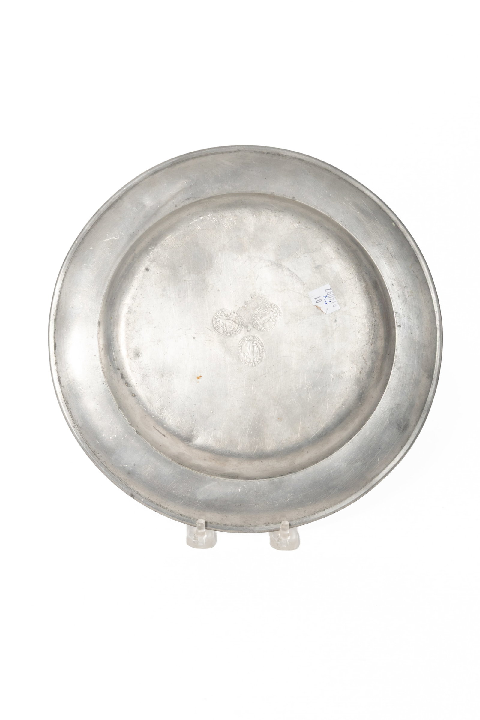 SIX PEWTER ITEMS. - 4